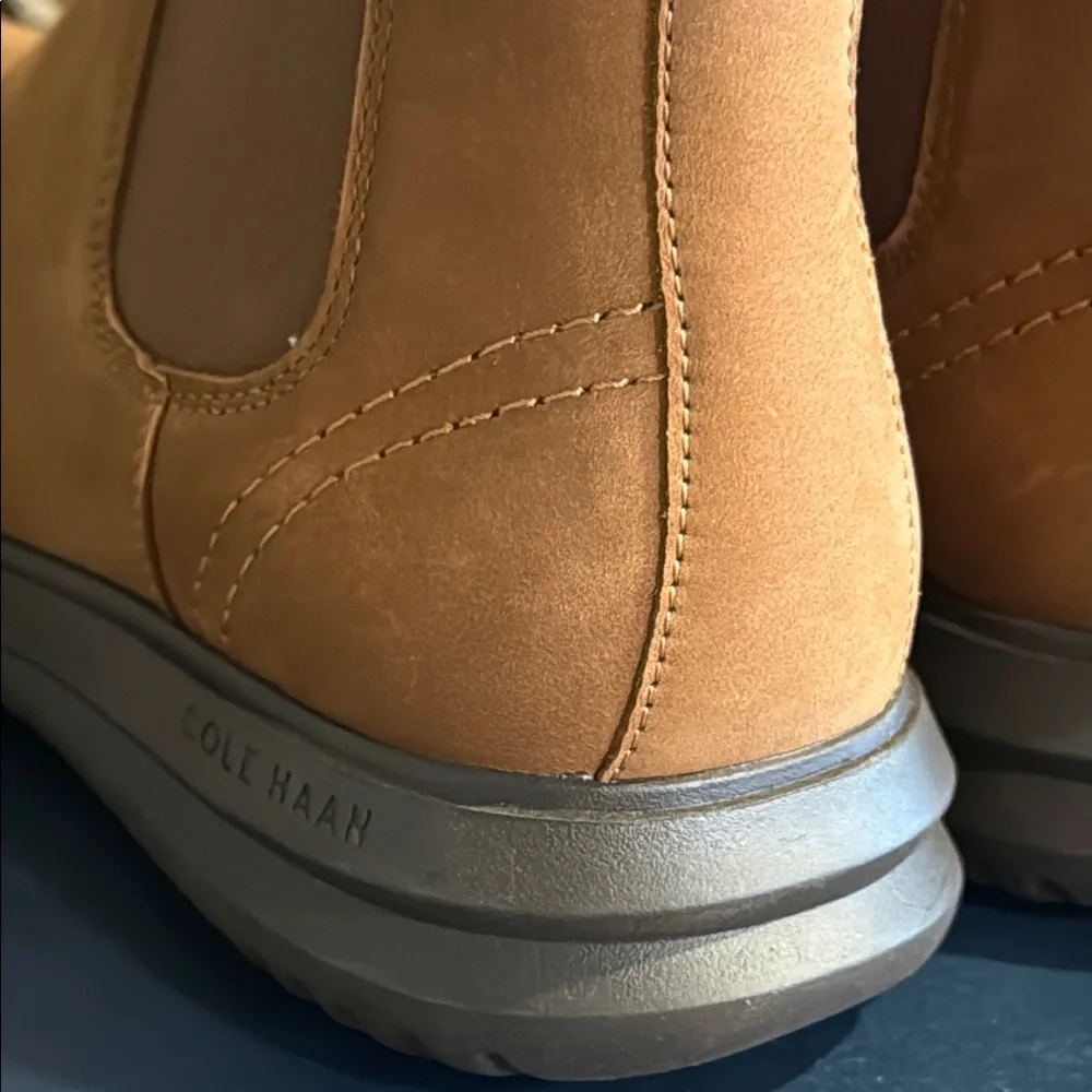 NEW Cole Haan Grand+ Men's Chelsea Boots color Lumber/Java size 11.5